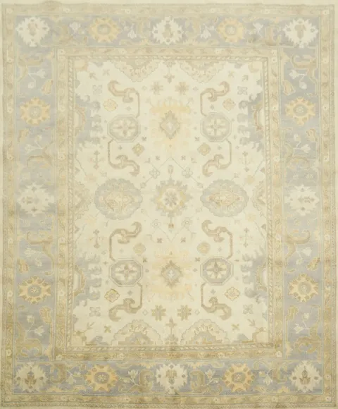 Traditional Oushak Hand Made Area Rug 8x10 ft