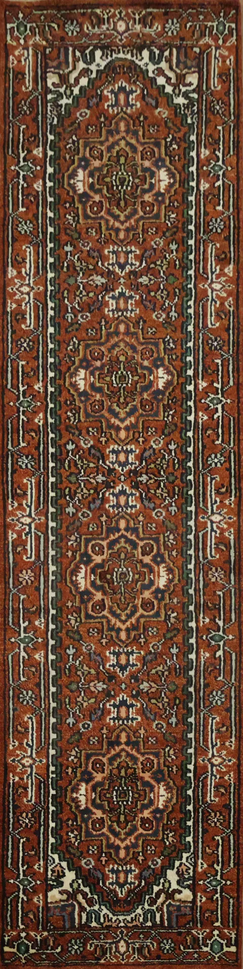 Exquisite Hand-Knotted Persian Runner Rug 3x10