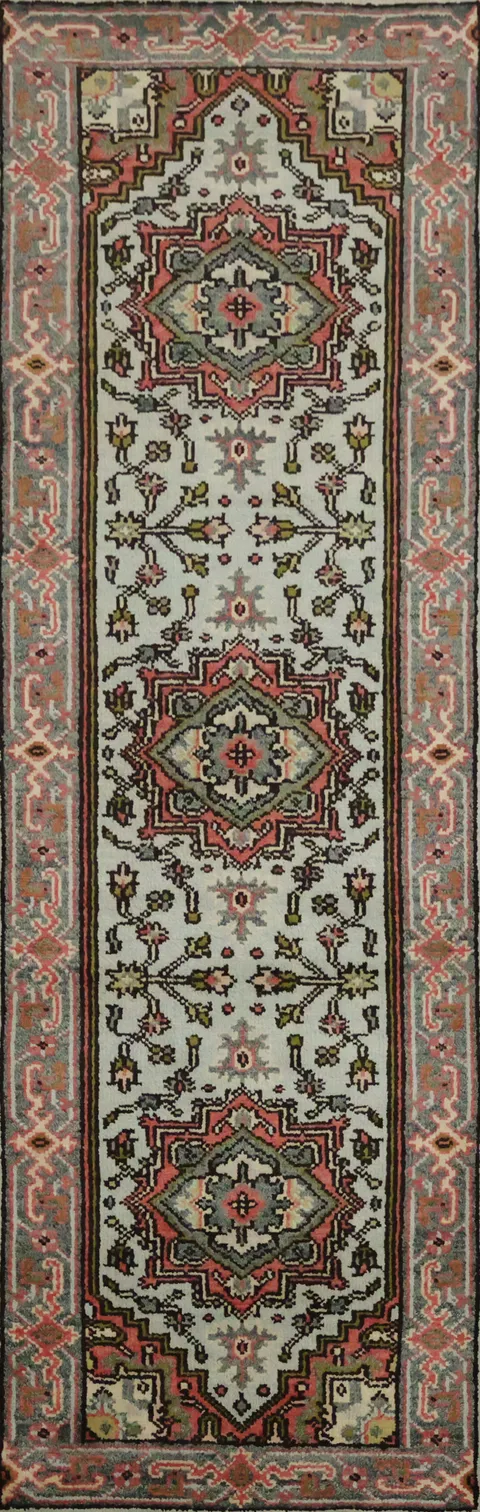Elegant Bohemian Runner Rug 3x8
