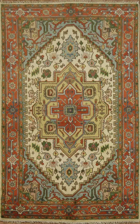 Elegant Traditional Rug Ideal for Living Room Decor 5'x8'
