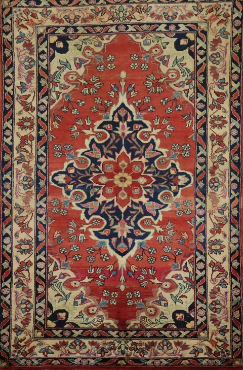 Mahal Persian Wool Area Rug 5x8