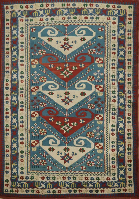 Anatolian Turkish Wool Rug 5x7