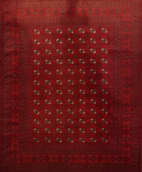 Balouch Afghan Oriental Wool Area Rug 8x10