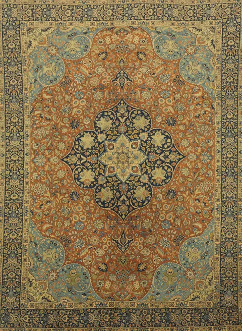 Antique Khoy Persian Wool Area Rug 8x11