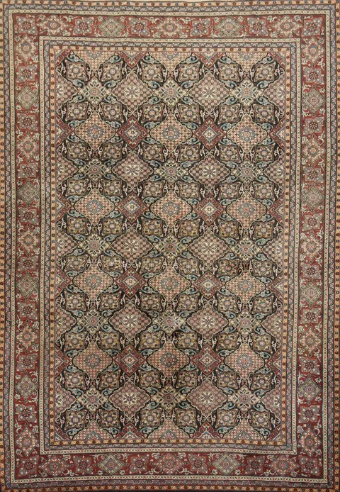 Mashad Persian Wool Area Rug 7x10