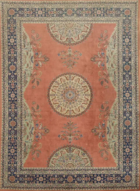 Khotan Oriental Wool Area Rug 9x12