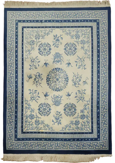 Art Deco Chinese Wool Area Rug 8x10