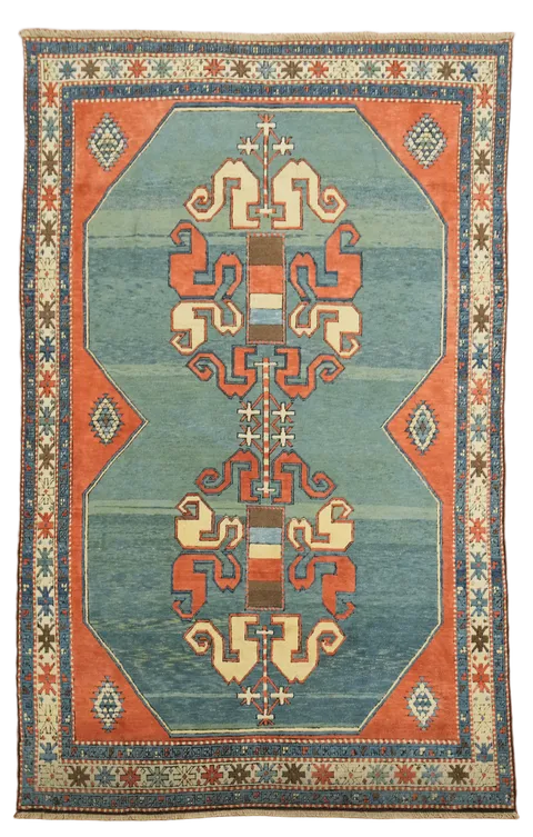Anatolian Turkish Wool Area Rug 7x11