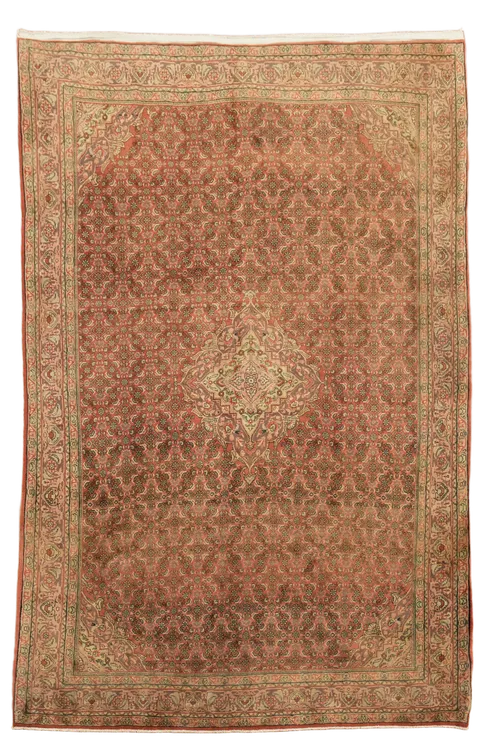 Vintage Bidjar Persian Wool Area Rug 7x11