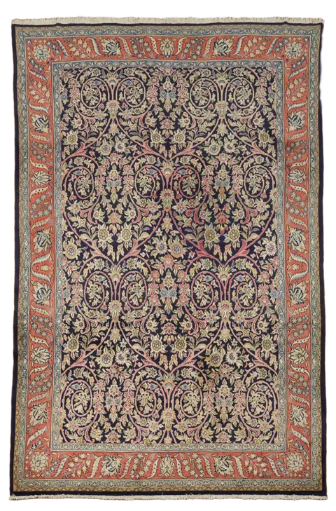 Blue Mahal Persian Wool Area Rug 7x10