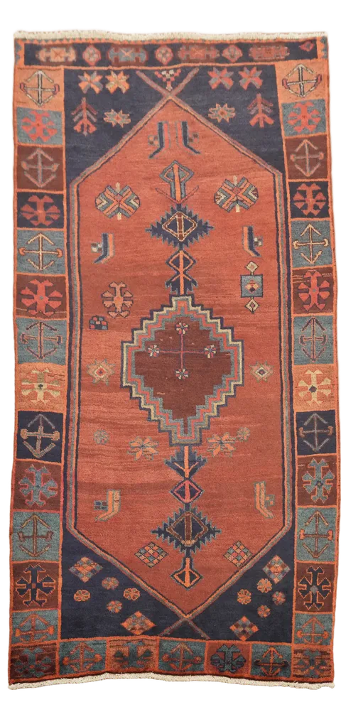 Wool Vintage Lori Persian Area Rug 5x9