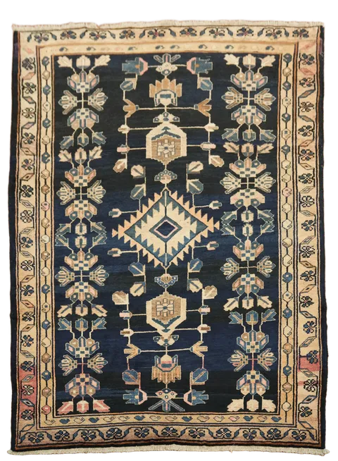 Blue Vintage Lori Persian Wool Area Rug 7x10
