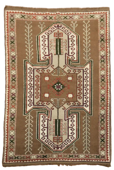 Anatolian Turkish Wool Rug 5x7