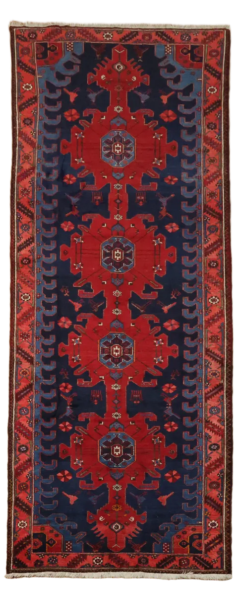 Bakhtiari Persian Wool Area Rug 5x13