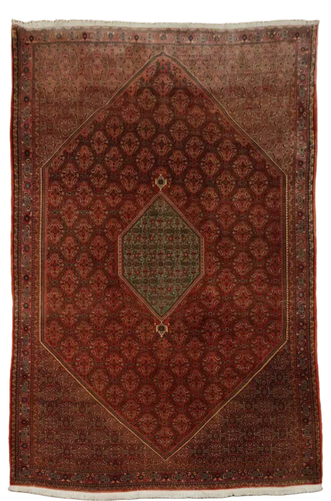 Vintage Persian Bidjar Wool Rug 7'x11'