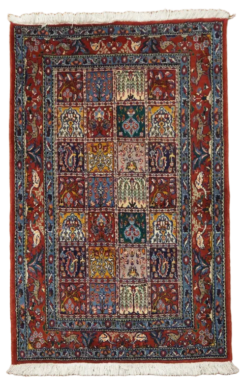 Antique Top Quality Wool Bakhtiari Persian Rug 3x5