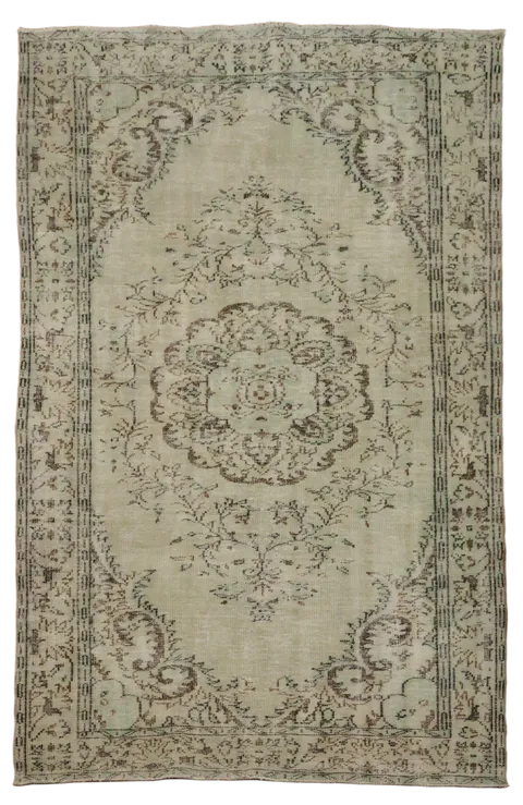 Anatolian Oriental Wool Area Rug 6x9