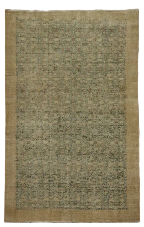 Vintage All Over Anatolian Oriental Wool Area Rug 6x10