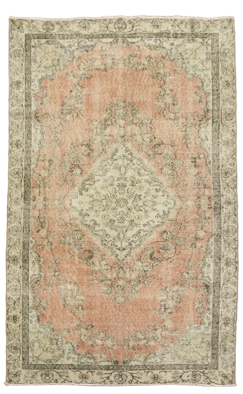 Anatolian Oriental Distressed Wool Rug 5x9