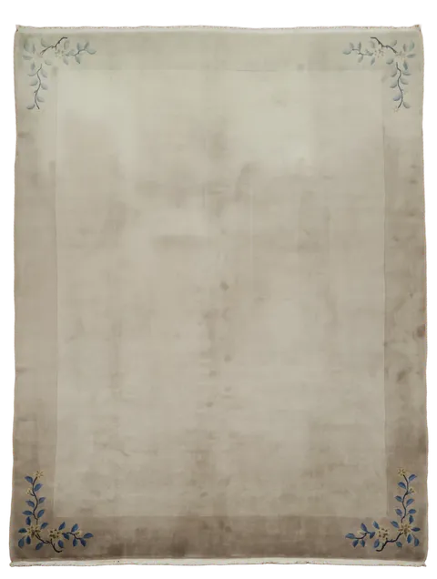 Vintage Art Deco Chinese Wool Rug 10x13