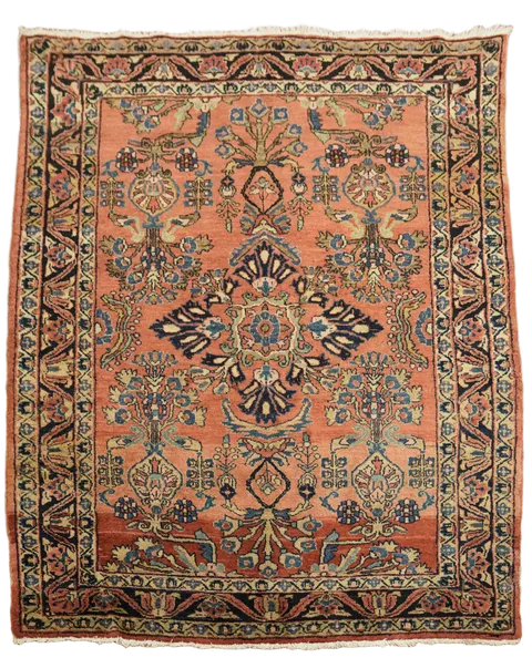 Vintage Wool Lilian Persian Rug 5x7