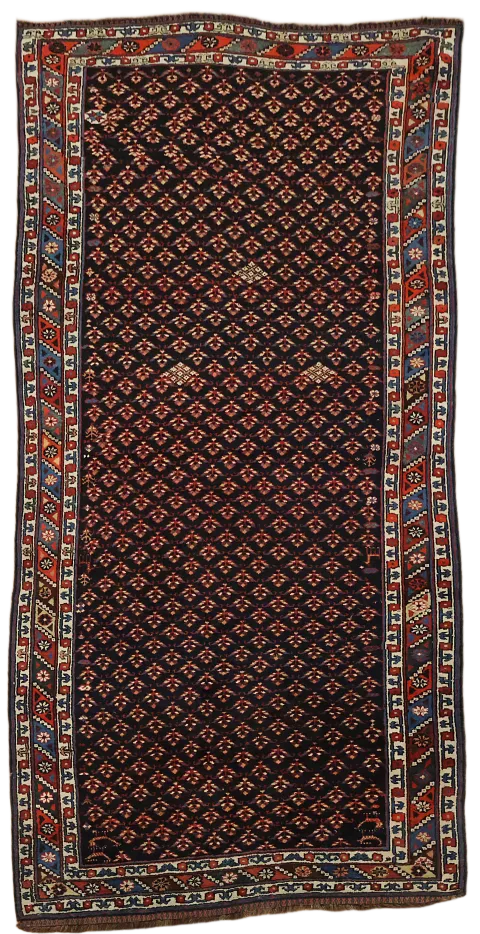 Bakhtiari Persian Wool Vintage Area Rug 5x9