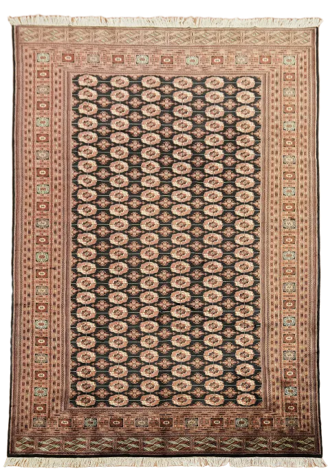 Vintage Wool Bokhara Oriental Area Rug 10x15