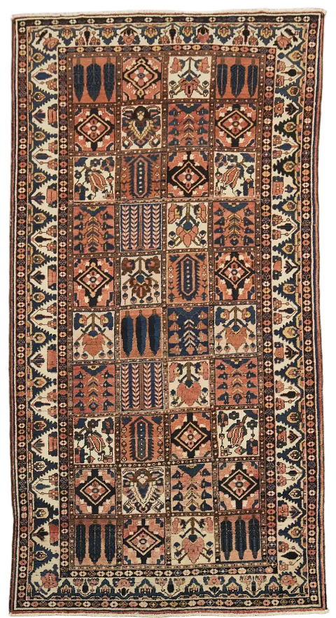Bakhtiari Persian Wool Area Rug 6x10