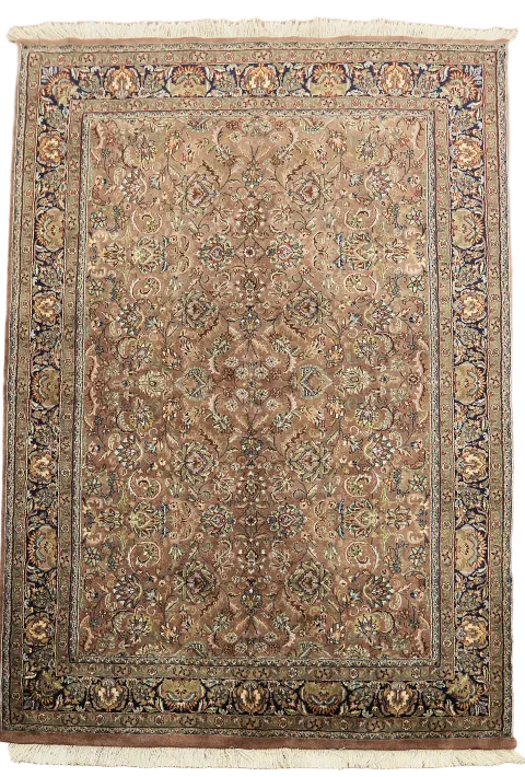 All Over Floral Agra Oriental Wool Rug 5x8