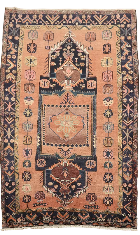 Vintage Decorative Wool Lori Persian Area Rug 5x8