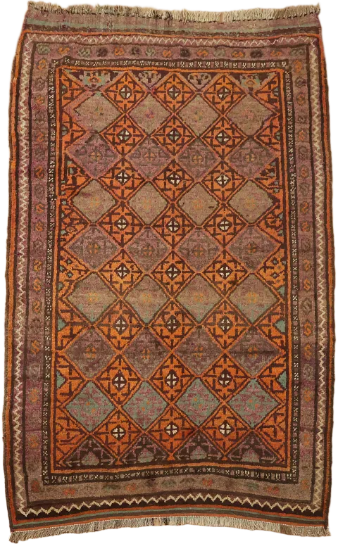 Tribal Balouch Persian Vintage Rug 4x6