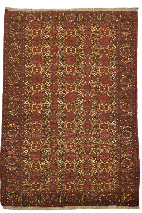 Tribal Wool Balouch Persian Rug 5x7
