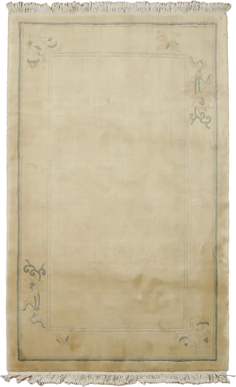 Art Deco Chinese Wool Rug 3x5