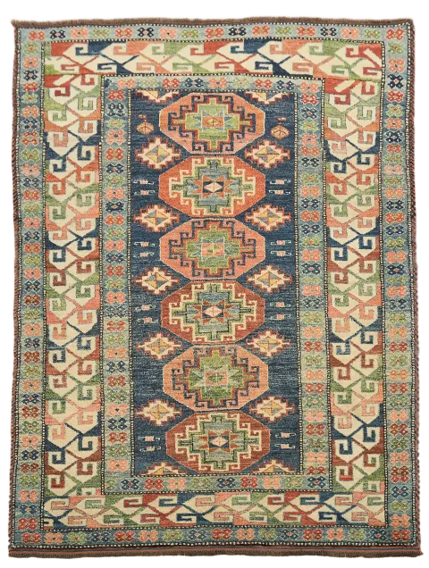 Super Kazak Oriental Wool Rug 5x6