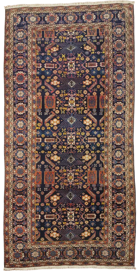 Qashqai Persian Tribal Wool  Rug 5x9
