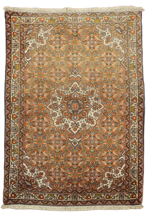 Vintage Wool Bidjar Persian Rug 3x5