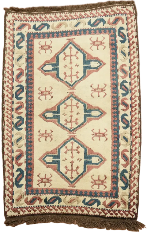 Anatolian Turkish Wool Rug 3x5