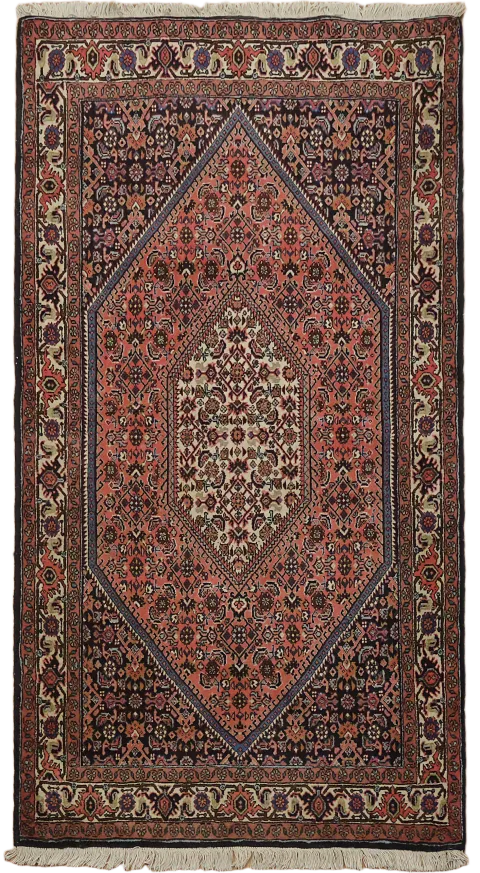 Vintage Wool Bidjar Persian Rug 3x5