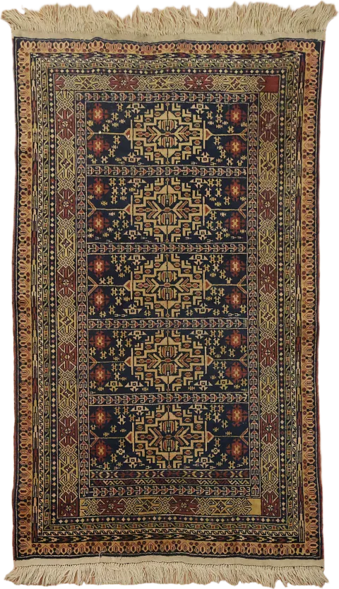 Vintage Wool Tribal Balouch Persian Rug 3x5