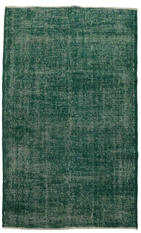Over Dyed Vintage Anatolian Turkish Wool Rug 4x7
