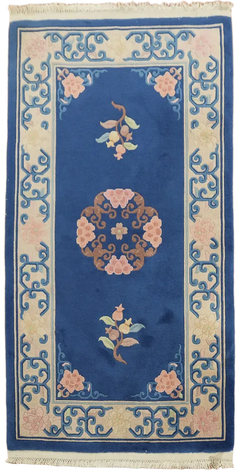 Blue Peking Chinese Wool Rug 3x5