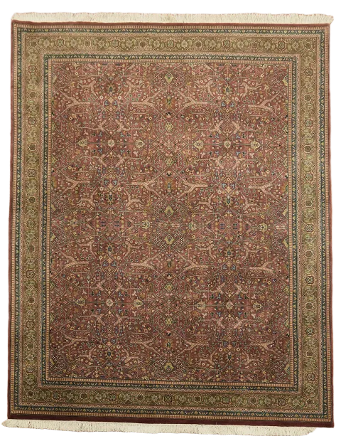 Agra Oriental Wool Area Rug 8x10
