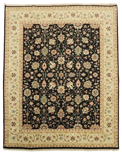 Agra Oriental Wool Area Rug 8x10