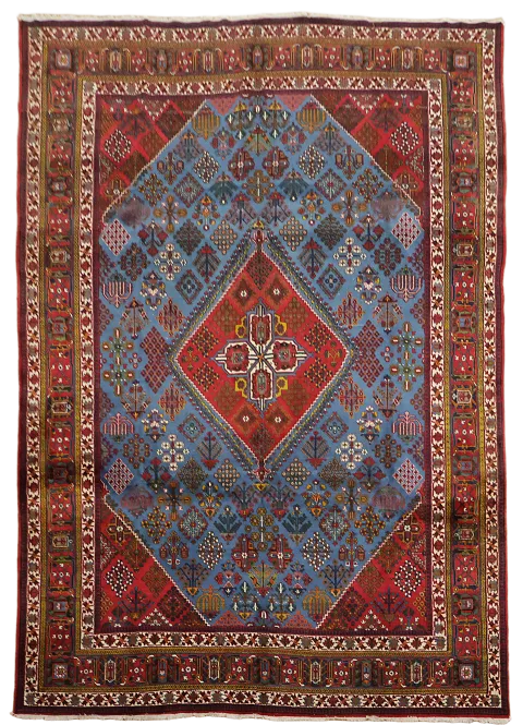 Blue Joshaghan Persian Wool Area Rug 9x12