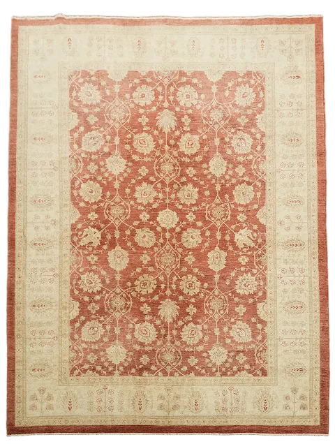 Peshawar Oriental Large Wool Rug 10x14