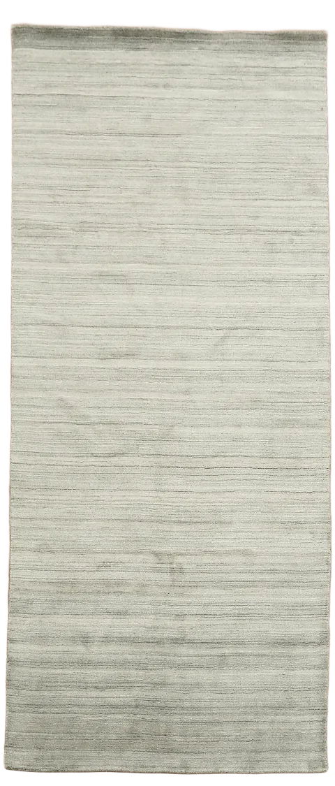Minimalist Gray Rug Perfect for Contemporary or Neutral Interiors 5'x12'