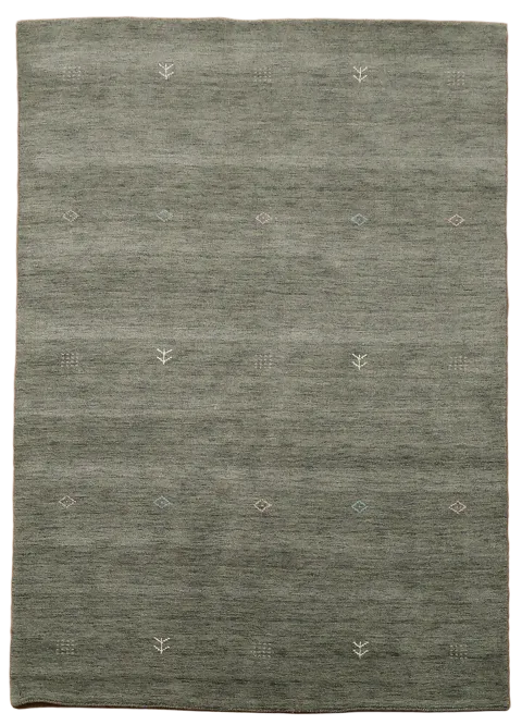 6x8 Modern Hand-Knotted Gabbeh Wool Area Rug