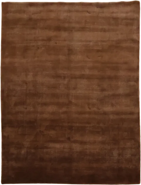 Solid Rich Brown Gabbeh Large Rug Perfect for Warm Home Decor 9'x12'