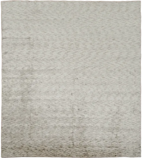 Gabbeh Cream/Off-White with subtle Light Brown / Taupe accent streaks 11'x12'