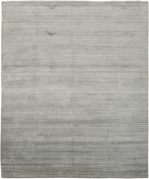 Contemporary Gray Blue Rug with Subtle Textured Patterning 10'x12'